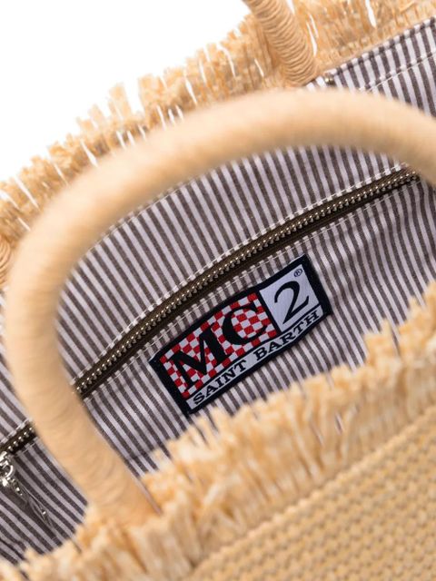 MC2 Saint Barth Colette fringed beach bag - Neutrals