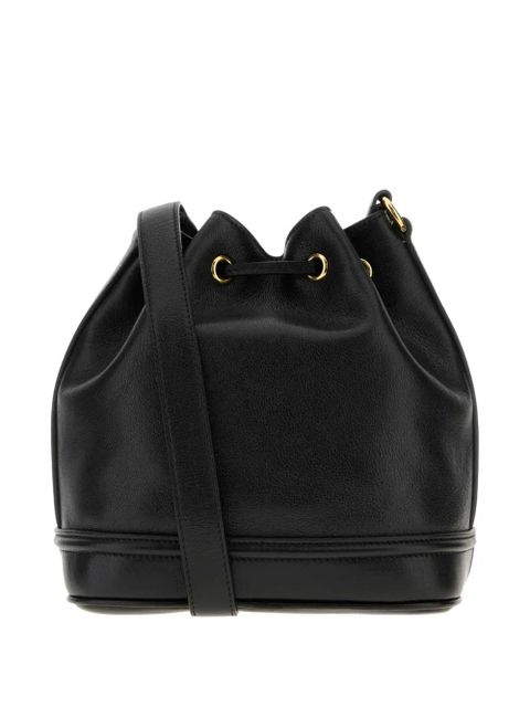 Chloé leather bucket bag - Black - zdjęcie produktu nr 2