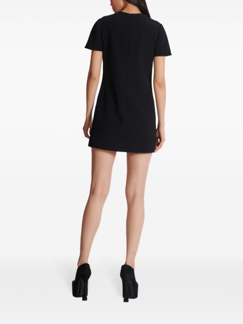Balmain embroidered shift dress - Black