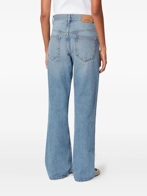 ISABEL MARANT Belvia pocket flared jeans - Blue