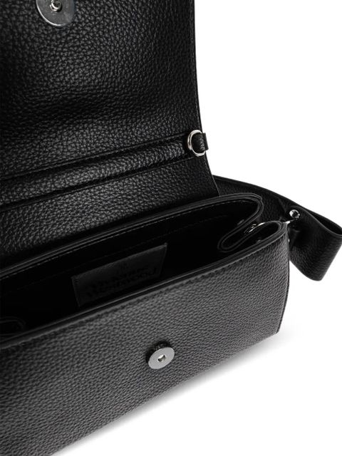 Vivienne Westwood debossed-orb chain-strap shoulder bag - Black