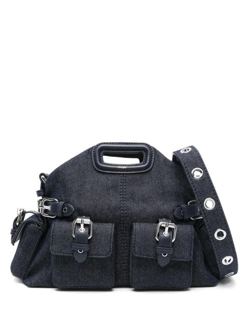 Maje Miss M denim shoulder bag - Blue - zdjęcie produktu nr 1