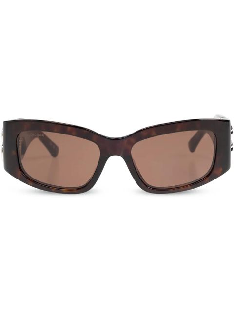 Balenciaga Eyewear BB-logo sunglasses - Brown - zdjęcie produktu nr 1