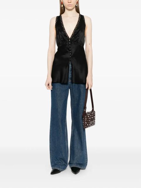 Reformation Addie top - Black - zdjęcie produktu nr 2