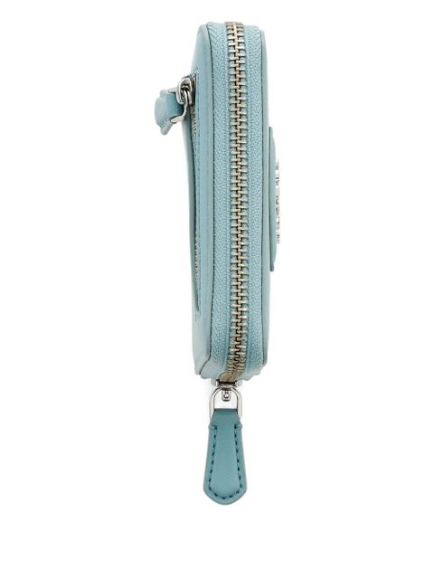 Marc Jacobs zip leather wallet - Blue