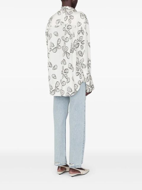 ANINE BING Avalon shirt - White