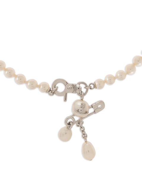 Vivienne Westwood faux-pearl necklace - Silver