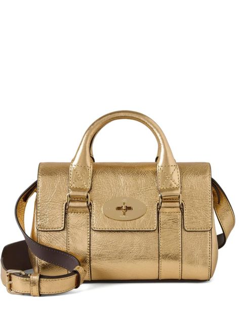Mulberry mini Bayswater tote bag - Gold - zdjęcie produktu nr 1