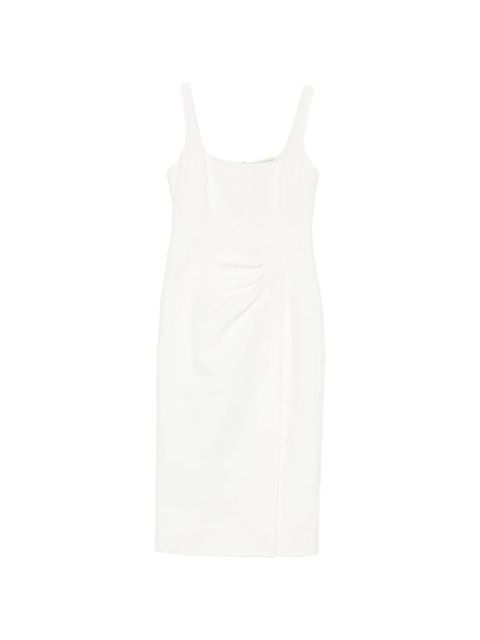 Blumarine gathered-detail mini dress - White - zdjęcie produktu nr 1