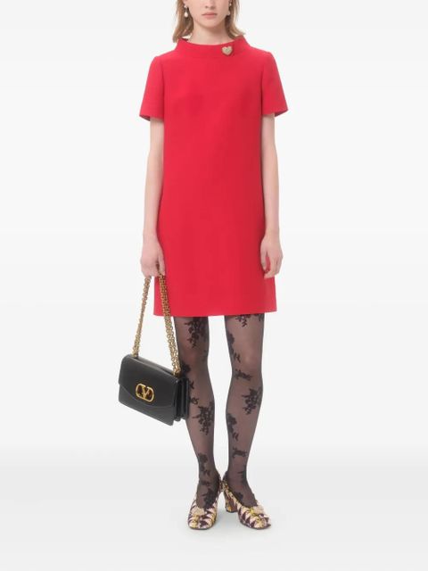 Valentino Garavani crepe mini dress - Red
