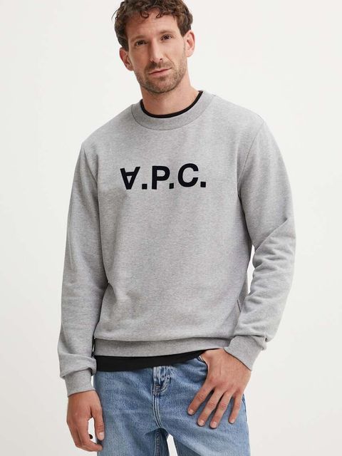 A.P.C. bluza bawełniana sweat standard grand vpc GOTS - zdjęcie produktu nr 1