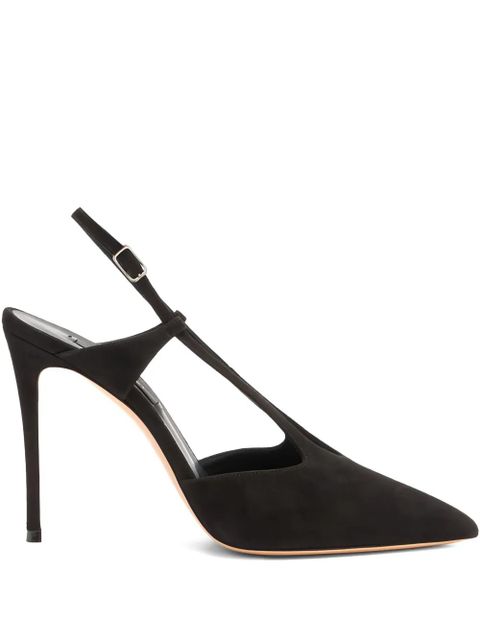 Casadei 100mm Julia Camoscio pumps - Black - zdjęcie produktu nr 1