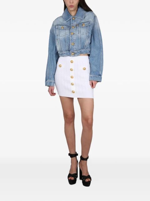 Balmain buttoned skirt - White - zdjęcie produktu nr 2