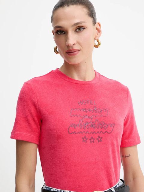 MAX&Co. t-shirt damski kolor różowy 2528976011200