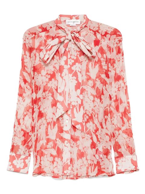 Victoria Beckham chiffon shirt - Red - zdjęcie produktu nr 1