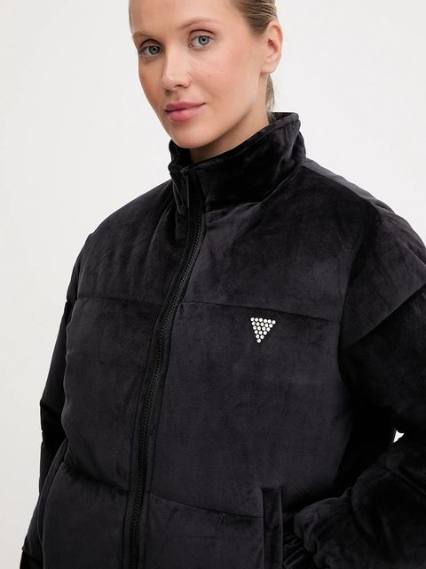 Guess kurtka COUTURE kolor czarny zimowa V4BL03 K0232