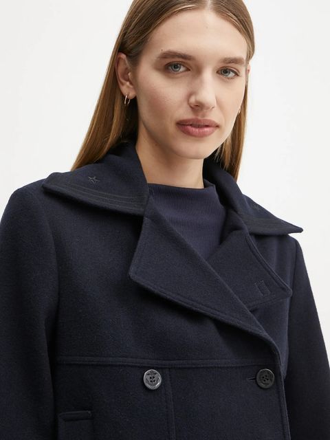 The Kooples płaszcz wełniany