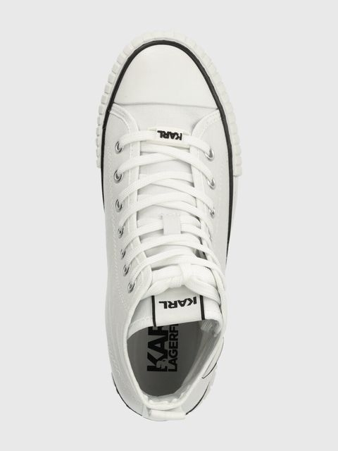 Karl Lagerfeld trampki KAMPUS MAX NFT damskie kolor biały KL60444