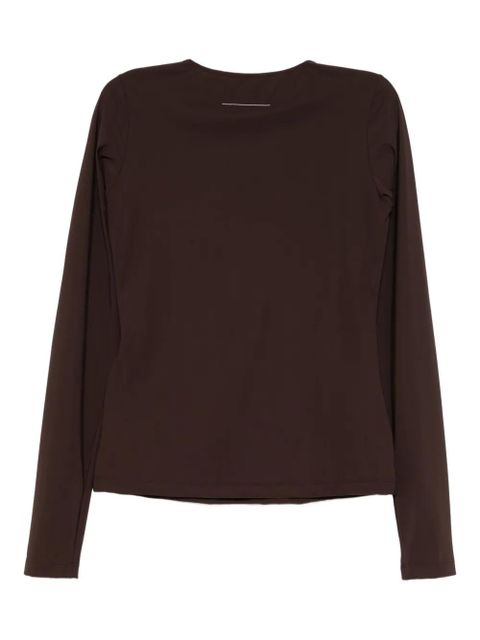 MM6 Maison Margiela slim-fit T-shirt - Brown - zdjęcie produktu nr 2