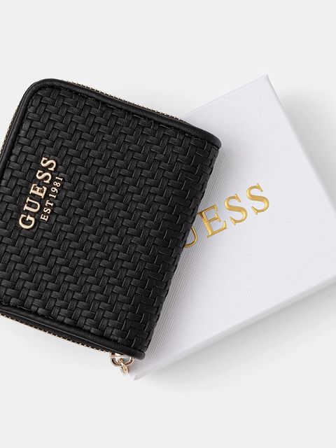 Guess portfel MIREMA damski kolor czarny SWWG96 31137