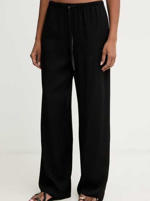 Trussardi spodnie damskie z wiskozy - zdjęcie produktu nr 1