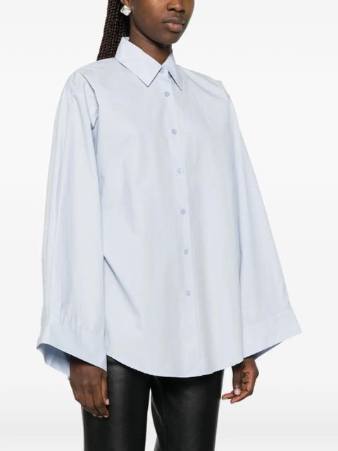 The Frankie Shop Tila button-fastening shirt - Blue
