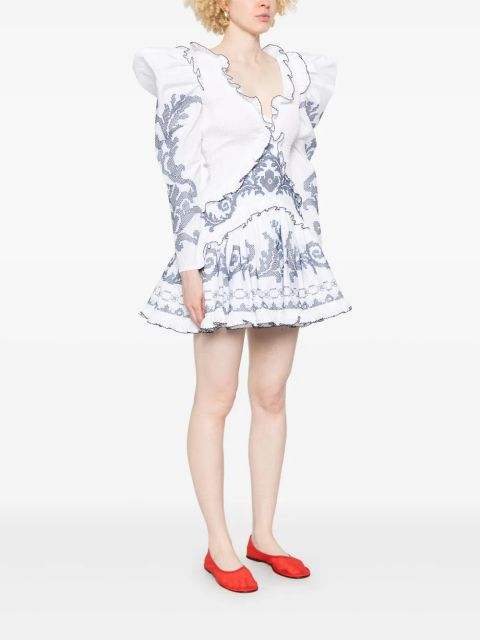 ALEMAIS Hazel mini dress - White