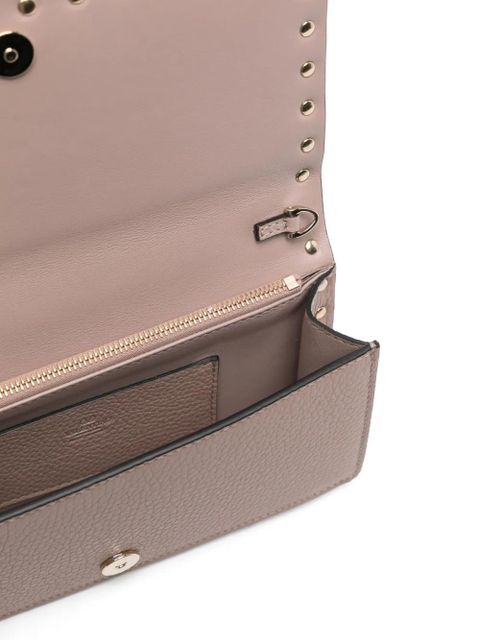 Valentino Garavani Rockstud-embellished clutch bag - Pink - zdjęcie produktu nr 2