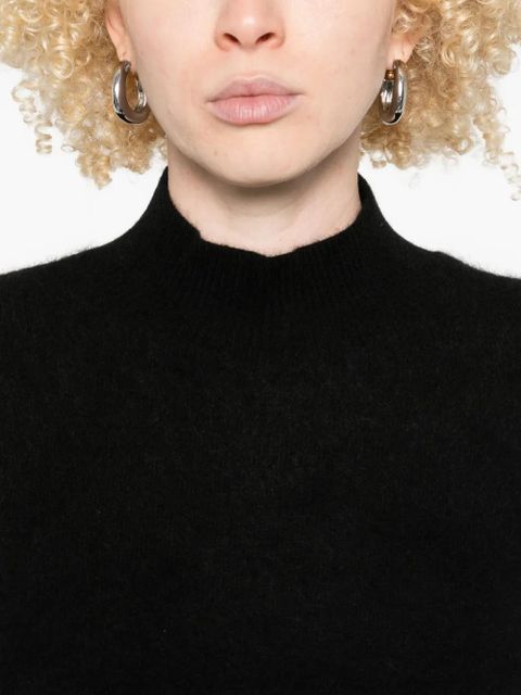 Sportmax high-neck sweatshirt - Black