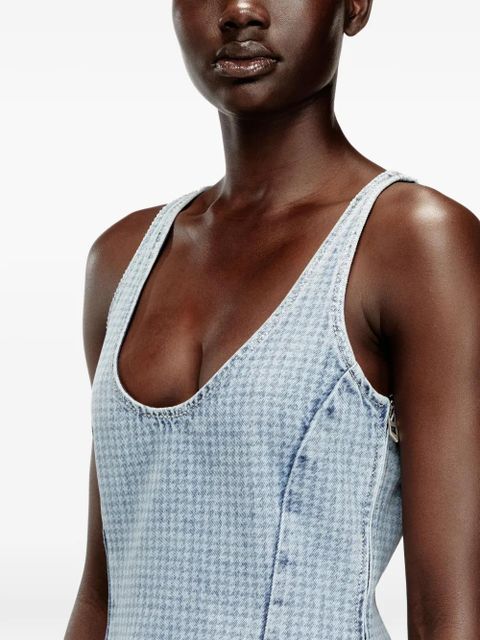 Diesel flared mini dress - Blue