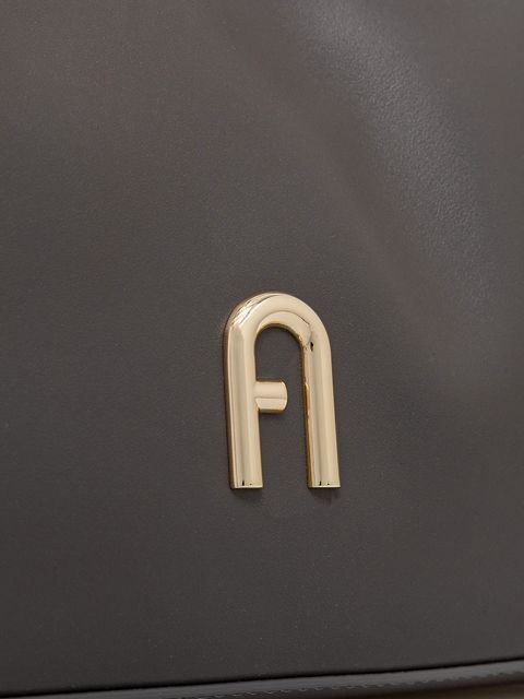 Furla torebka skórzana kolor szary WB00782.AX0733.4283S