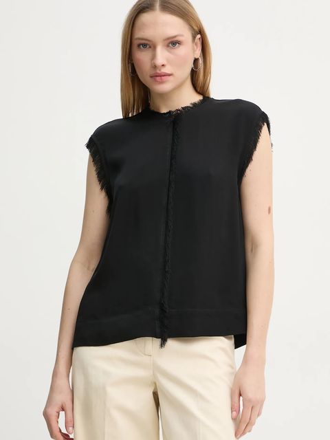 Day Birger et Mikkelsen bluzka Lise damska kolor czarny gładka DAY65243713 - zdjęcie produktu nr 1