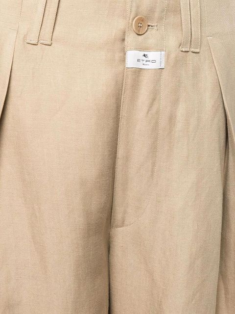ETRO wide-leg tailored trousers - Brown