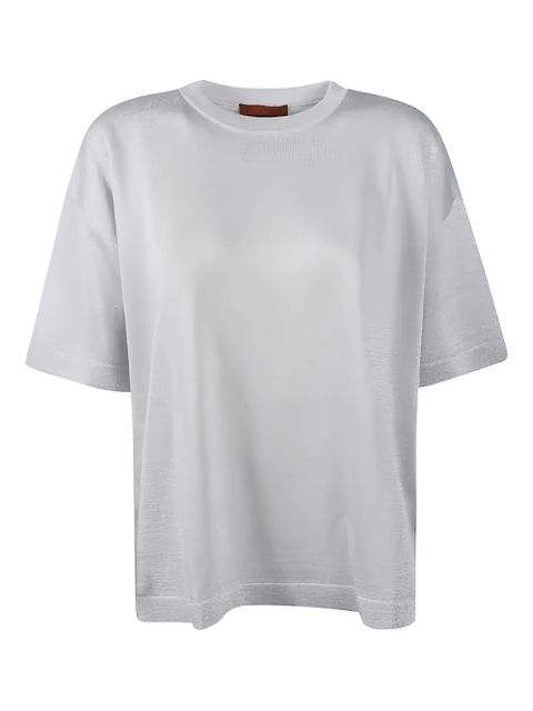 Missoni lamé crew-neck T-shirt - Grey - zdjęcie produktu nr 1