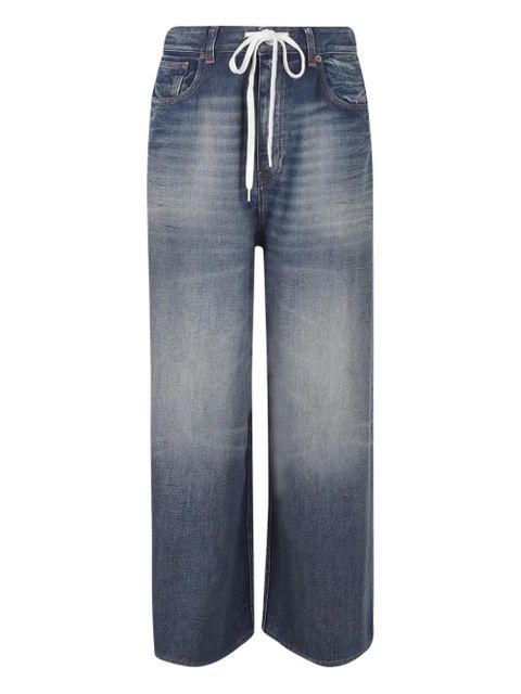 MM6 Maison Margiela drawstring jeans - Blue - zdjęcie produktu nr 1