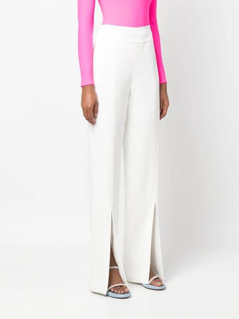 Simkhai split-cuff high-waist trousers - White