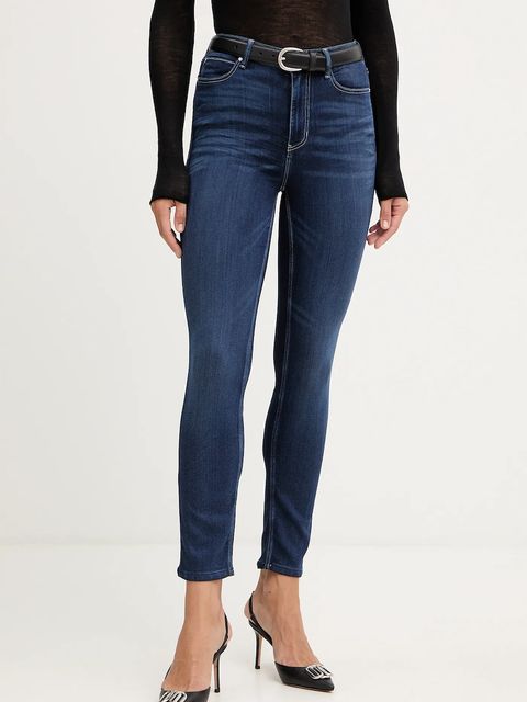 Guess jeansy 1981 damskie kolor granatowy W5YA46 D0782 - zdjęcie produktu nr 1