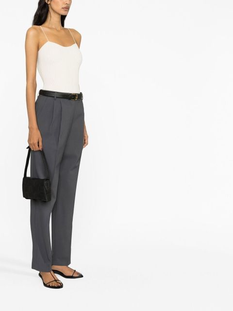 KHAITE The Ziggy knitted top - White