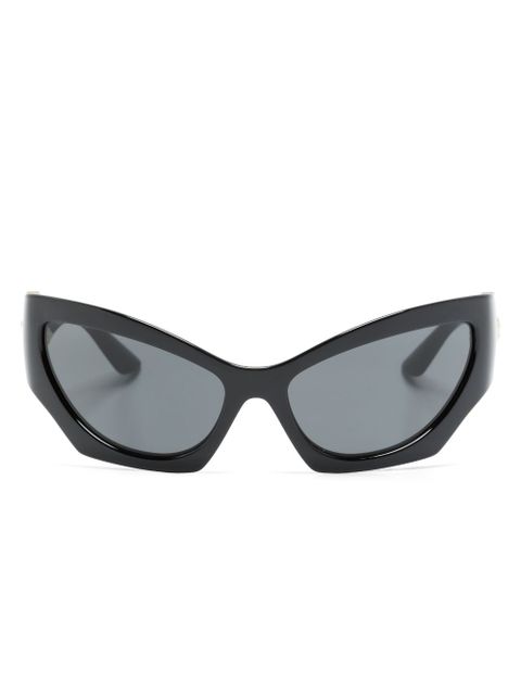 Versace Eyewear Medusa-detail cat-eye sunglasses - Black - zdjęcie produktu nr 1
