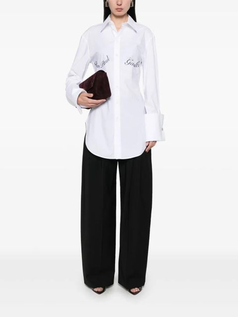 Jean Paul Gaultier printed poplin shirt - White - zdjęcie produktu nr 2