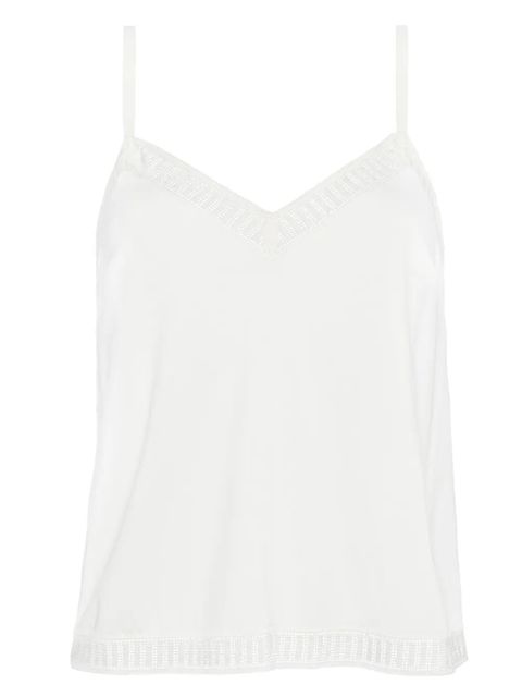 ERES Sandra Graphic V-neck camisole - White - zdjęcie produktu nr 1