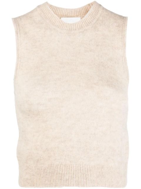 MARANT ÉTOILE Ametis knitted vest - Neutrals
