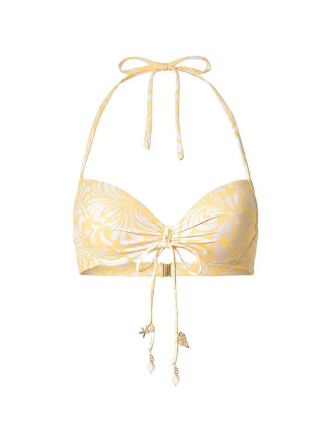 TWINSET floral-print push-up bikini top - Yellow - zdjęcie produktu nr 1