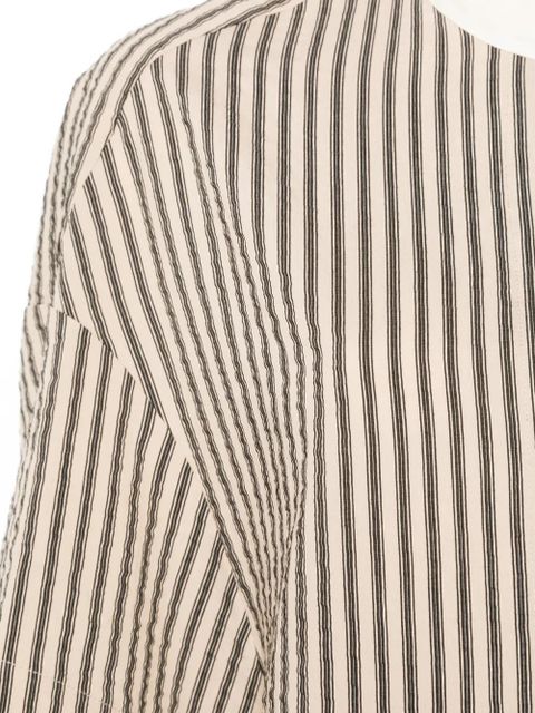 Alysi striped dress - Neutrals