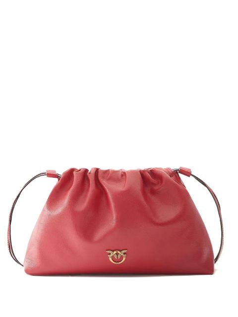 PINKO drawstring leather shoulder bag - Red - zdjęcie produktu nr 1