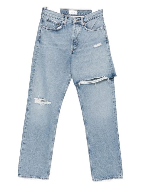 AGOLDE ripped cotton jeans - Blue