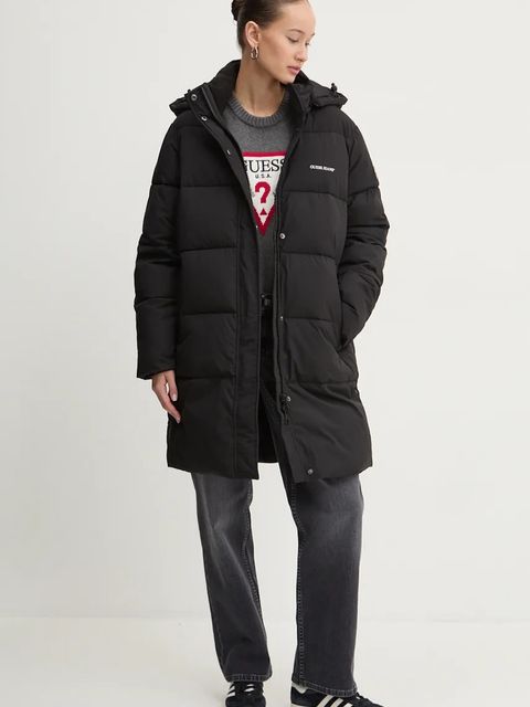 Guess Jeans kurtka damska kolor czarny zimowa W4BL24 WGII2 - zdjęcie produktu nr 2