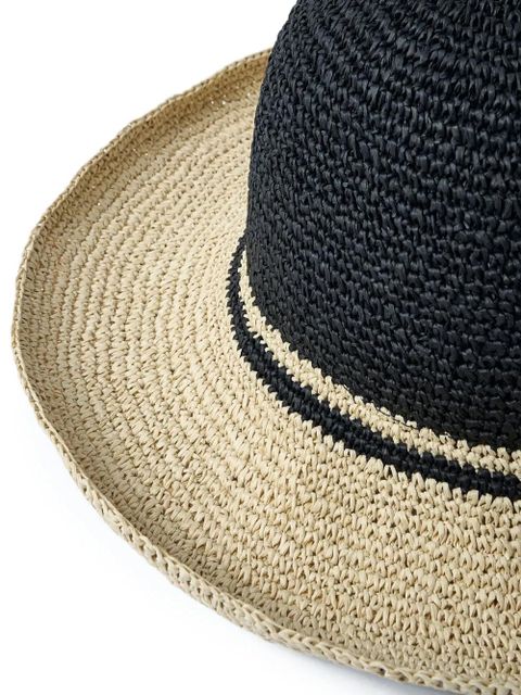 TOTEME straw weave hat - 253WSH0027FB0489317|Black