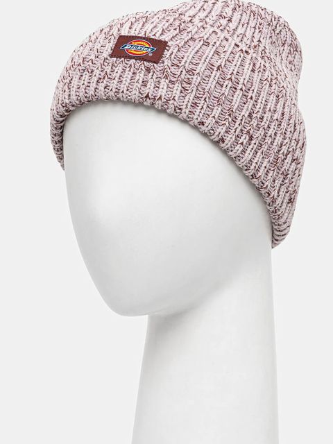 Dickies czapka Lewistown Beanie kolor różowy z grubej dzianiny DK0A4Z3J