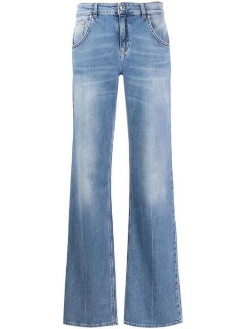 Blumarine mid-rise flared jeans - Blue - zdjęcie produktu nr 1